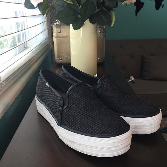 Keds Shoes - Keds Triple Decker Matte Shine slip-ons